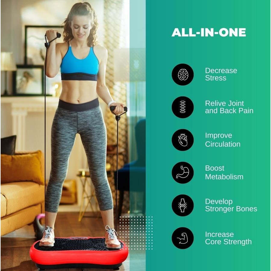 social hike red vibration machine platform exercise plate whole body workout social hike red vibration machine platform exercise plate whole body workout