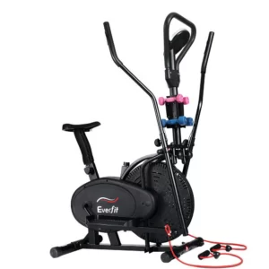 everfit exercise bike 6 in 1 elliptical cross trainer home gym indoor cardio