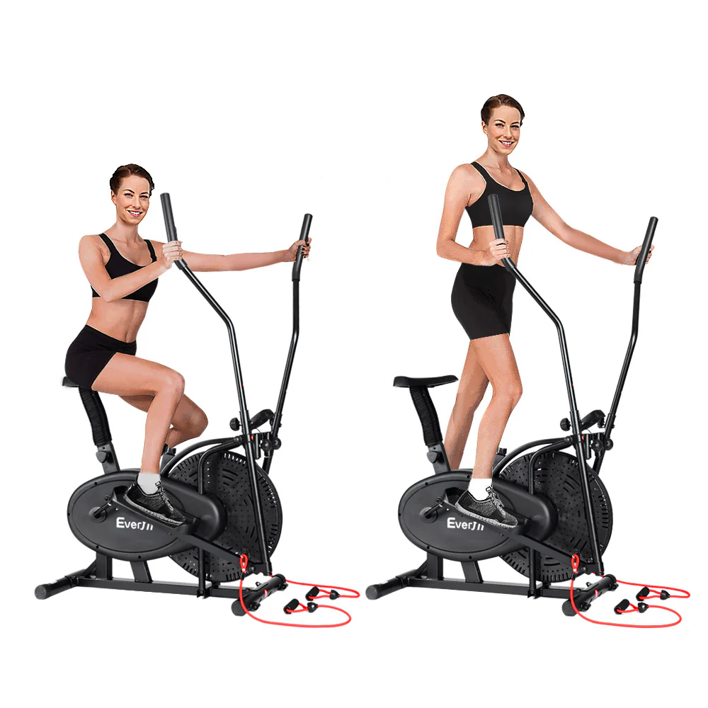 everfit exercise bike 4 in 1 elliptical cross trainer home gym indoor cardio everfit exercise bike 4 in 1 elliptical cross trainer home gym indoor cardio