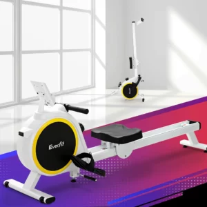 everfit rowing machine 16 levels magnetic rower gym home cardio with app