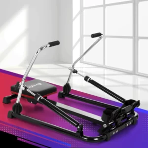 everfit hydraulic rowing machine rower 12 levels resistance exercise fitness gym cardio
