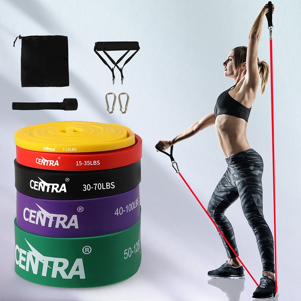 centra set of 5 heavy duty resistance bands centra set of 5 heavy duty resistance bands