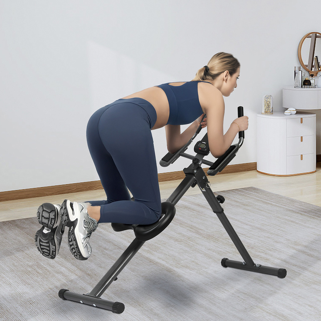 centra foldable adjustment ab machine black centra foldable adjustment ab machine black