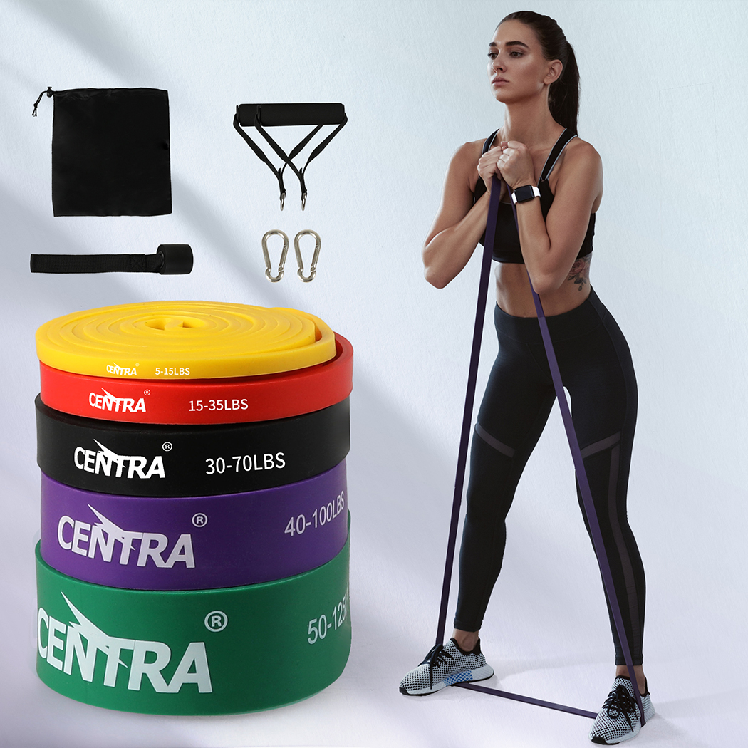 centra set of 5 heavy duty resistance bands centra set of 5 heavy duty resistance bands