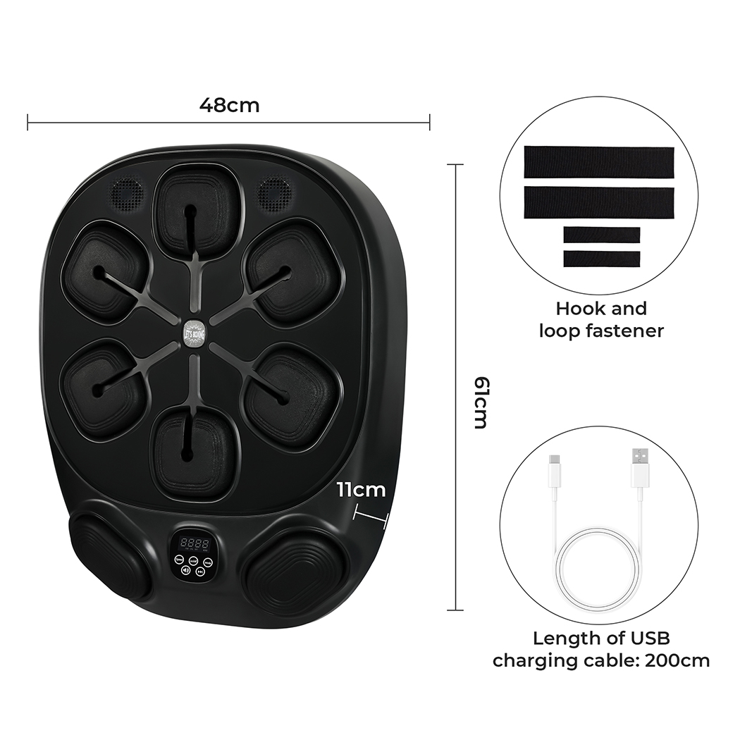 centra smart music boxing machine wall mounted black centra smart music boxing machine wall mounted black
