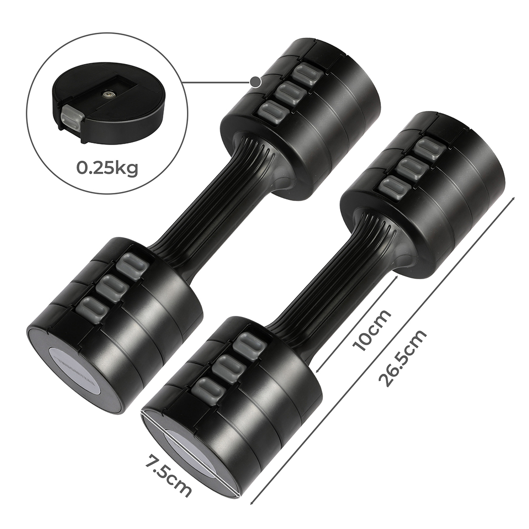 centra a pair of 1kg to 5kg dumbbells black centra a pair of 1kg to 5kg dumbbells black